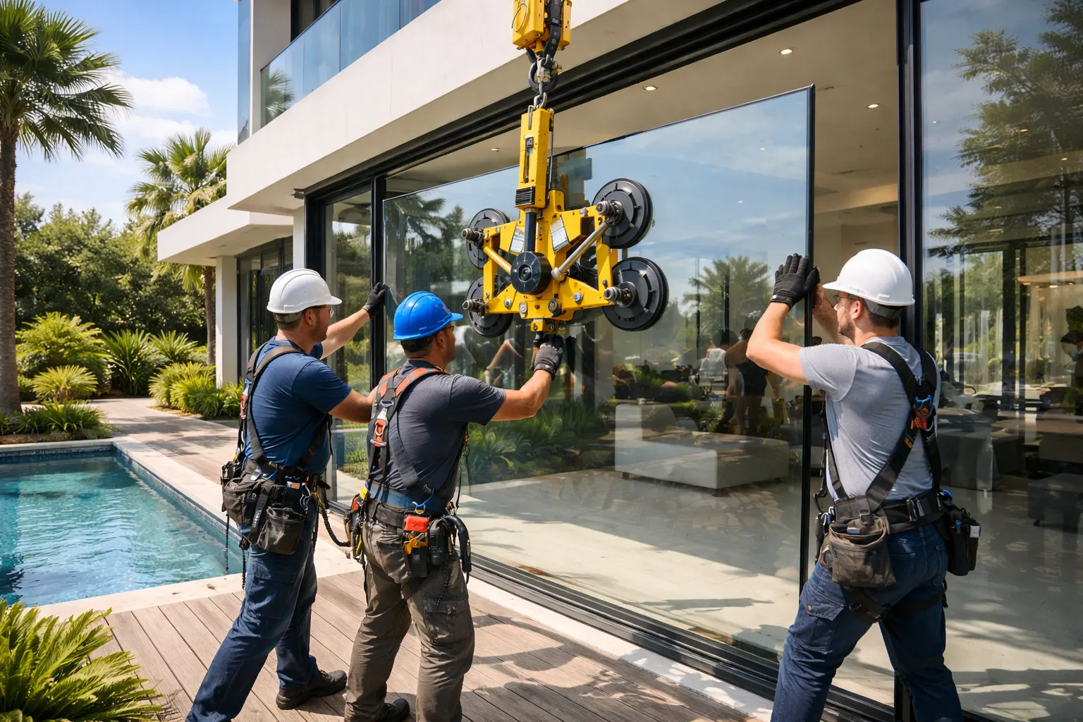 Luxury glass interior