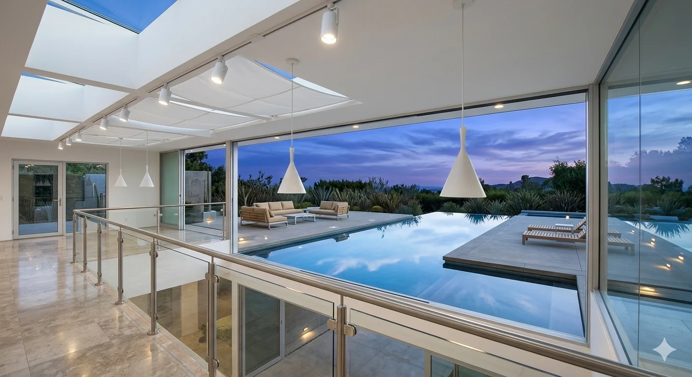 Frameless glass balustrade installation by best glass balustrade company in Dubai - Riaz Glass