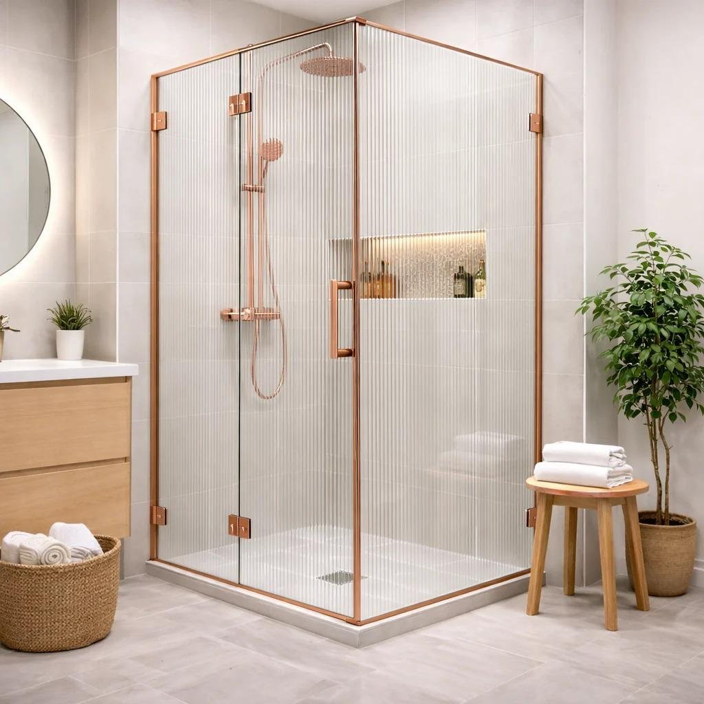Sliding shower door system